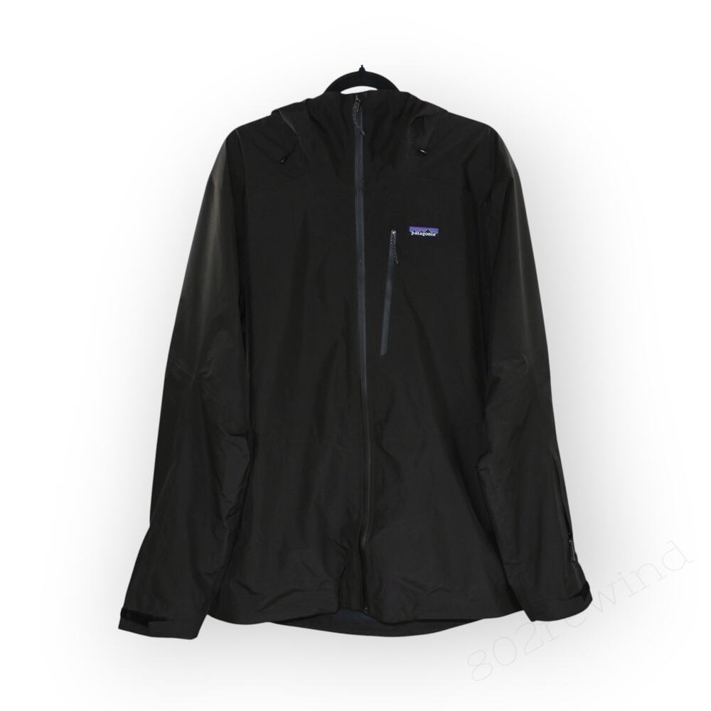 Large Patagonia Powder Town Jacket Black 31625 Ski Snowboard Shell Outdoor - Picture 5 of 15